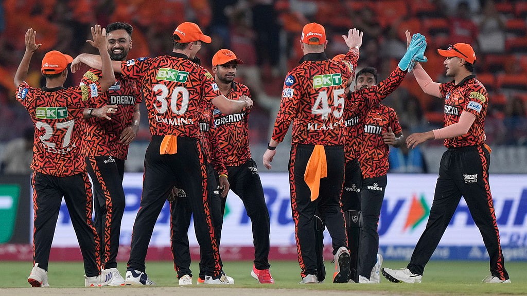 | Photo: AP/Mahesh Kumar A. : SunRisers Hyderabad face boycott threat after their co-owner Kavya Maran buys Pakistani player Abrar Ahmed in the Hundred auction.