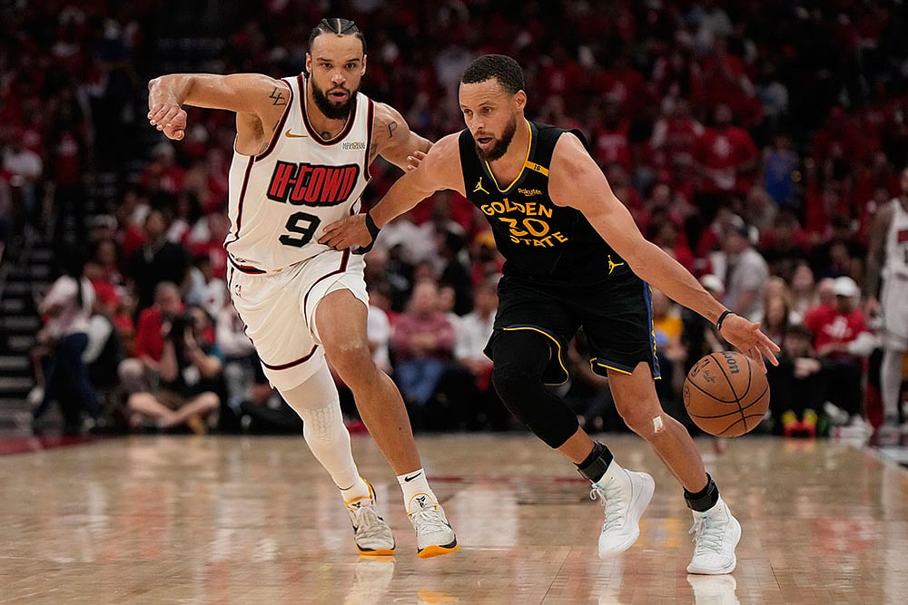 NBA Basketball Game: Golden State Warriors vs Houston Rockets