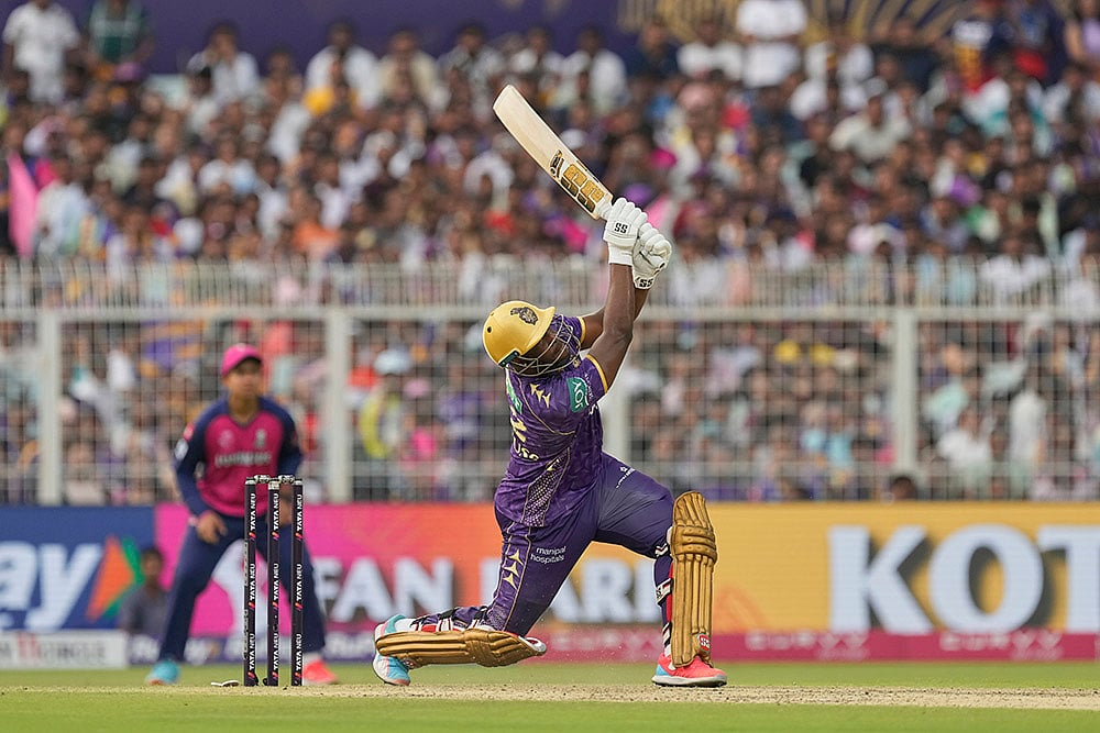 Indian Premier League cricket IPL 2025 KKR vs RR match: Andre Russell