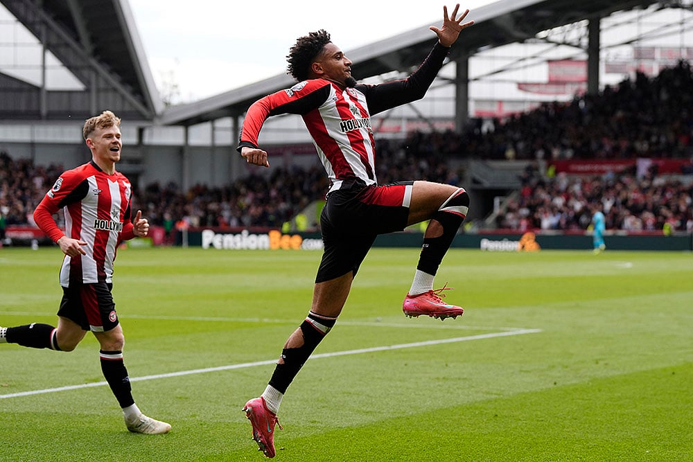 Britain Soccer premier league matchday 35 Brentford and Manchester United: Kevin Schade