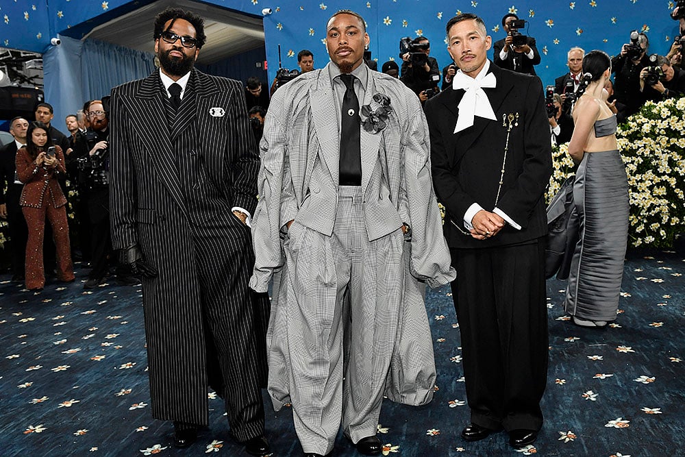 2025 MET Gala_Dao-Yi Chow, Justin Jefferson and Maxwell Osborne