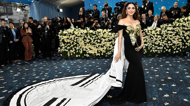 Kiara Advani at Met Gala 2025 - AP/ Evan Agostini