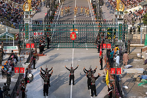 Pakistan and India border