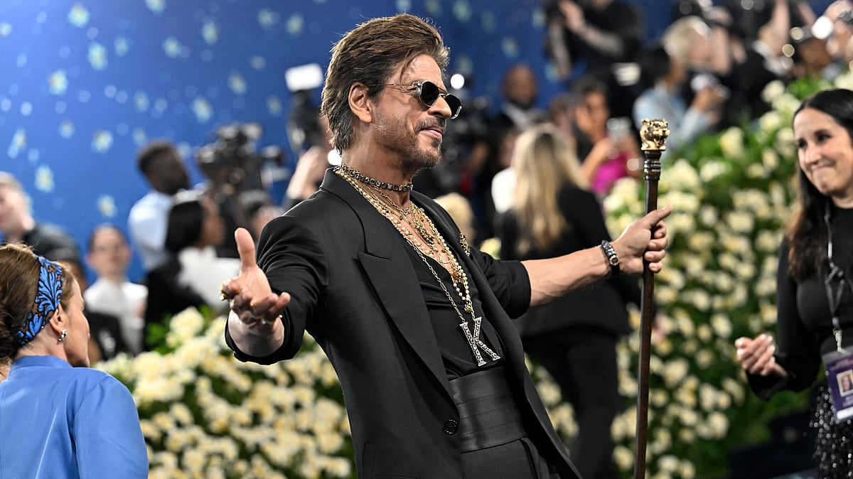 Shah Rukh at Meta Gala 2025 - AP/Evan Agostini