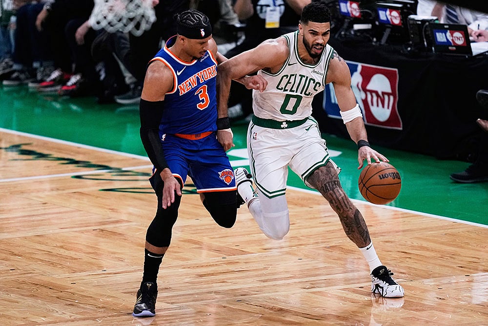 NBA Basketball: Boston Celtics vs New York Knicks