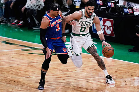 NBA Basketball: New York Knicks vs Boston Celtics