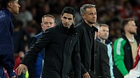 File : Mikel Arteta and Luis Enrique.