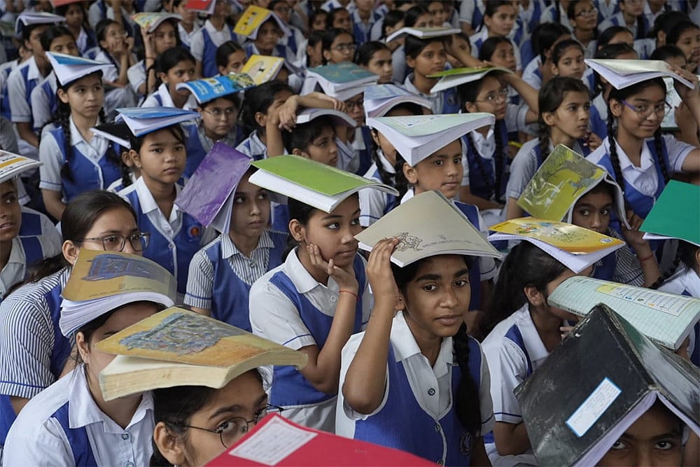 War mock drill at Delhi school