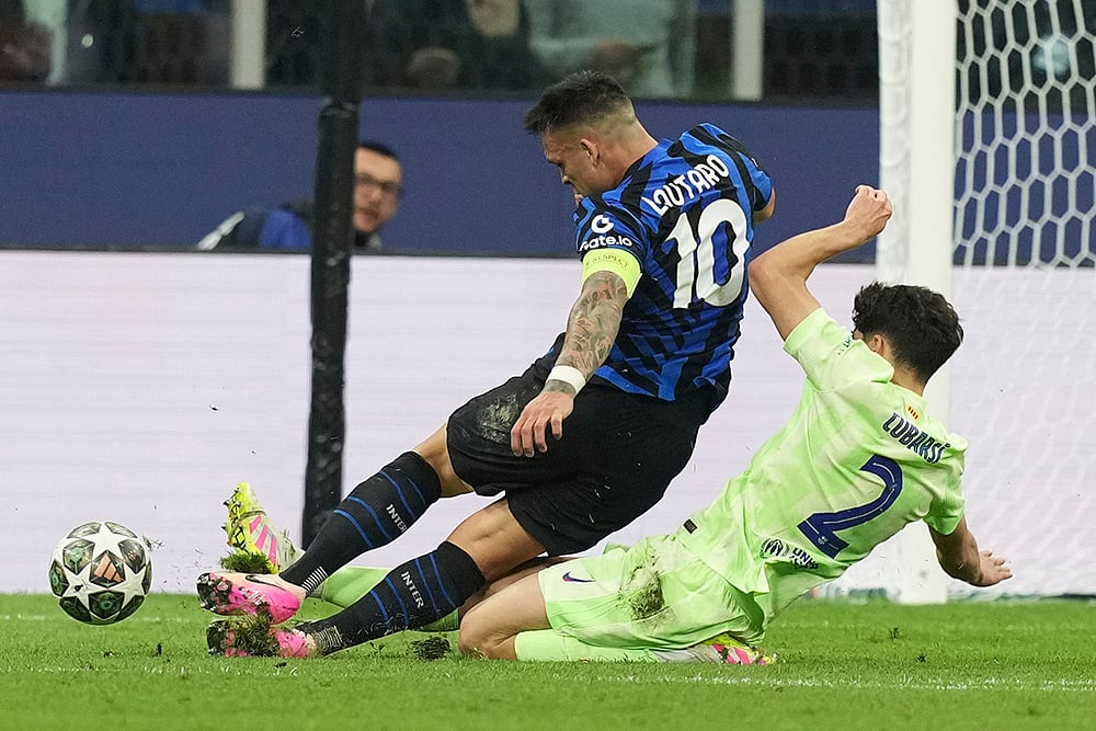 Champions League 2024-25 Semifinal Second Leg Inter Milan vs Barcelona: Pau Cubarsi