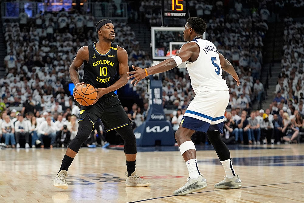 NBA Basketball Game: Golden State Warriors vs Minnesota Timberwolves