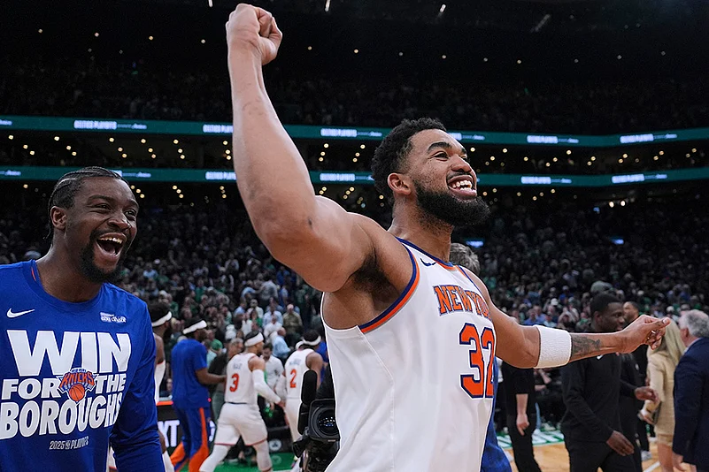 NBA Eastern Conference Semifinals game 2 New York Knicks vs Boston Celtics: Karl-Anthony Towns