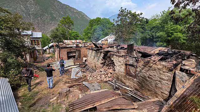 Uri homes damaged