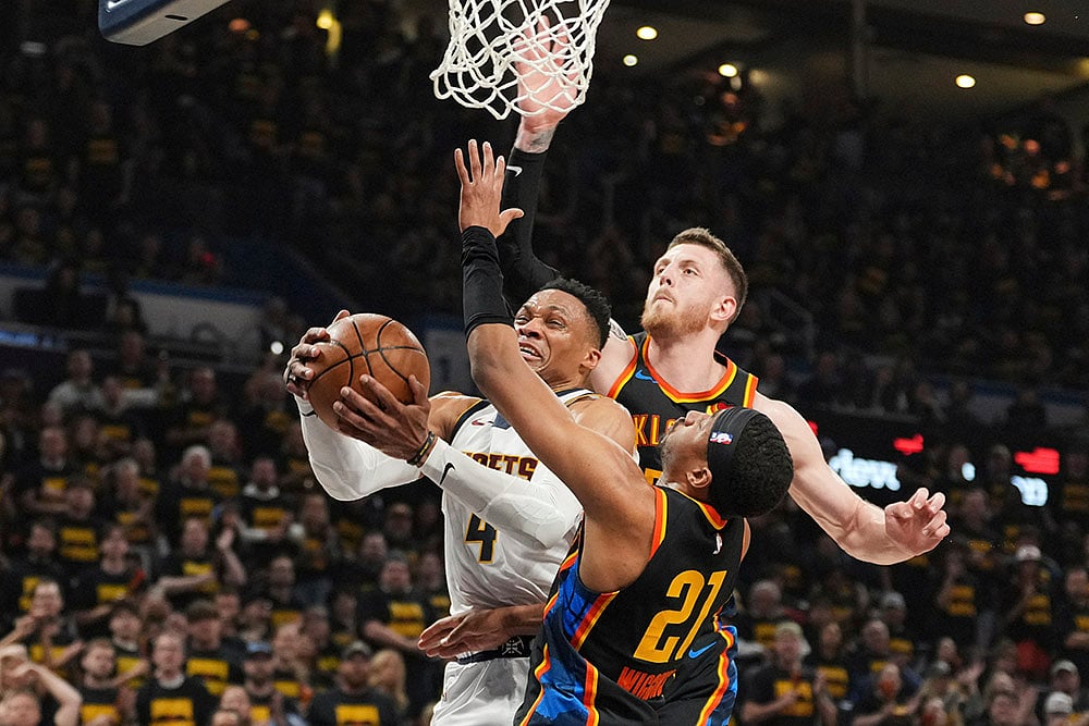 NBA Western Conference Semifinals game 2 Oklahoma City Thunder Vs Denver Nuggets: Russell Westbrook