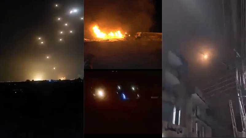 collage of various fake visuals