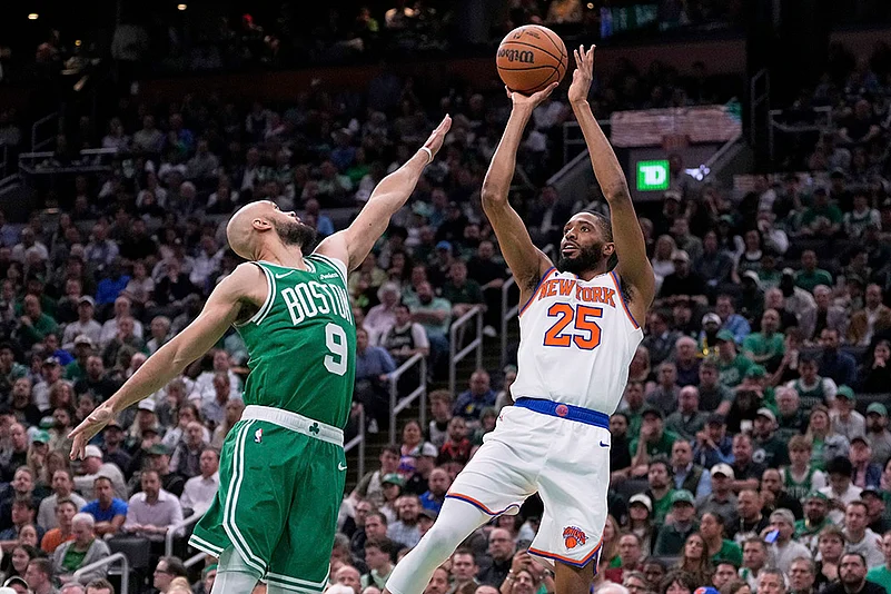 NBA Eastern Conference Semifinals game 2 New York Knicks vs Boston Celtics: Mikal Bridges