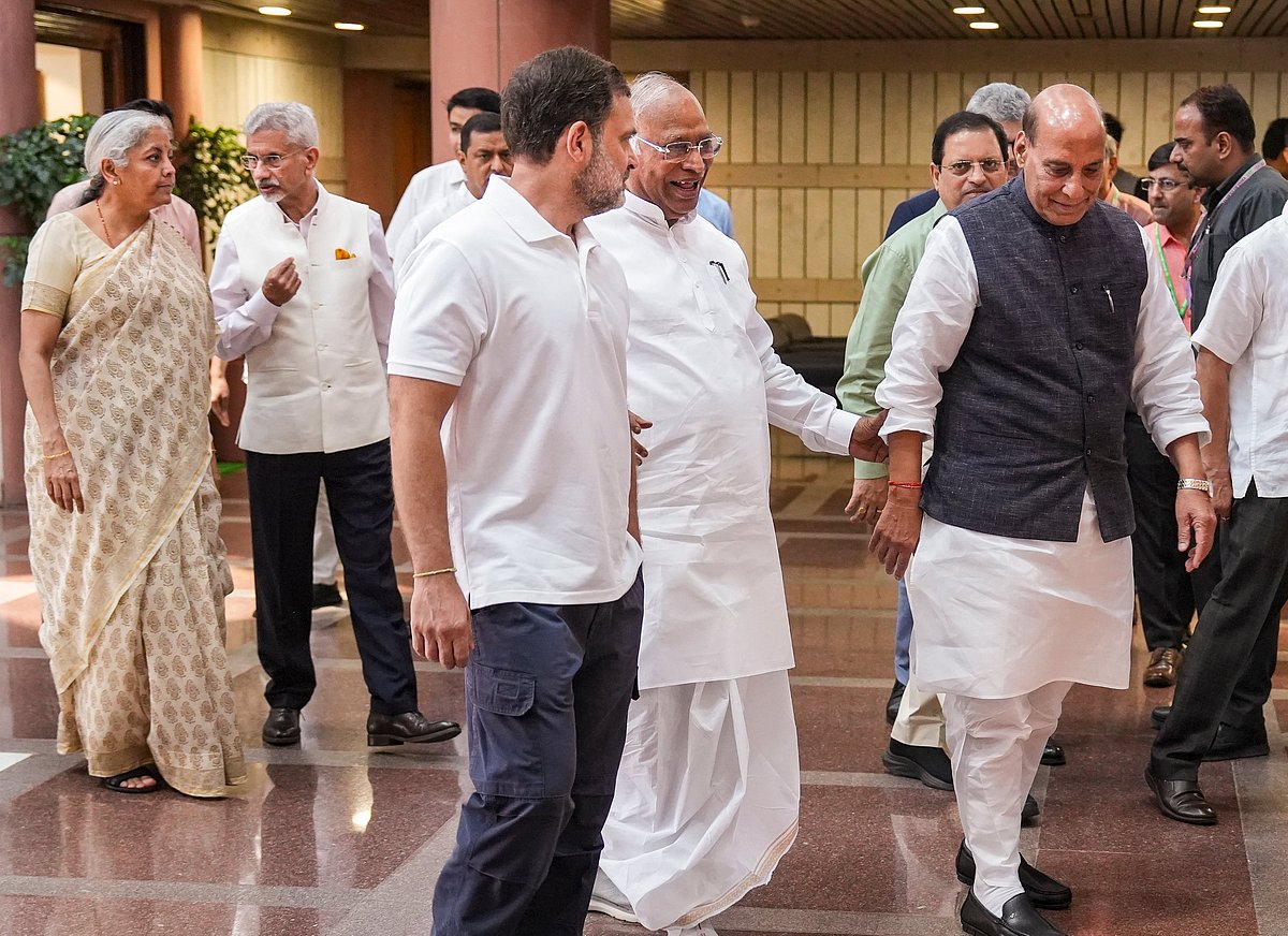 PTI : The government briefs opposition leaders at an all-party meeting on Thursday over the success of "Operation Sindoor" and its aftermath.