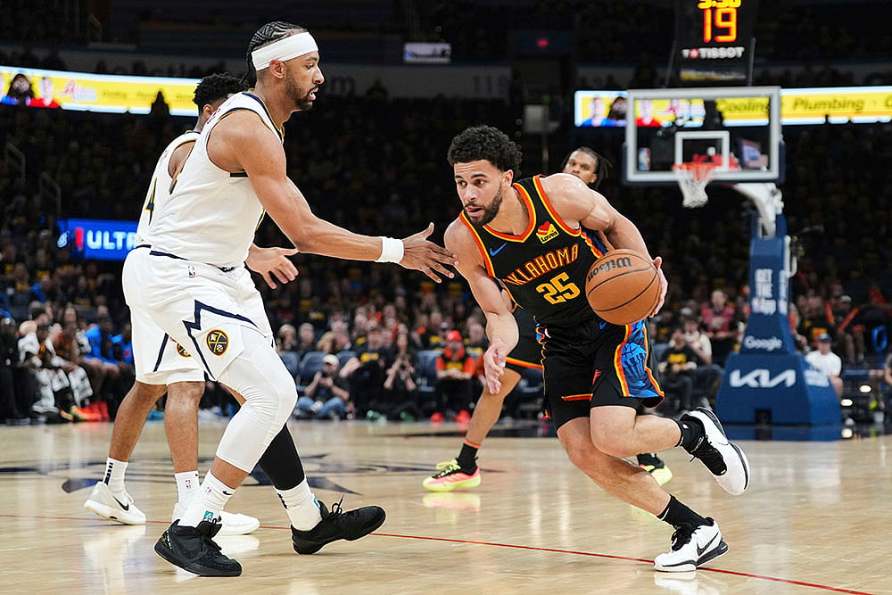 NBA Western Conference Semifinals game 2 Oklahoma City Thunder Vs Denver Nuggets: Ajay Mitchell