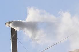 AP : White smoke at  Sistine Chapel in Vatican