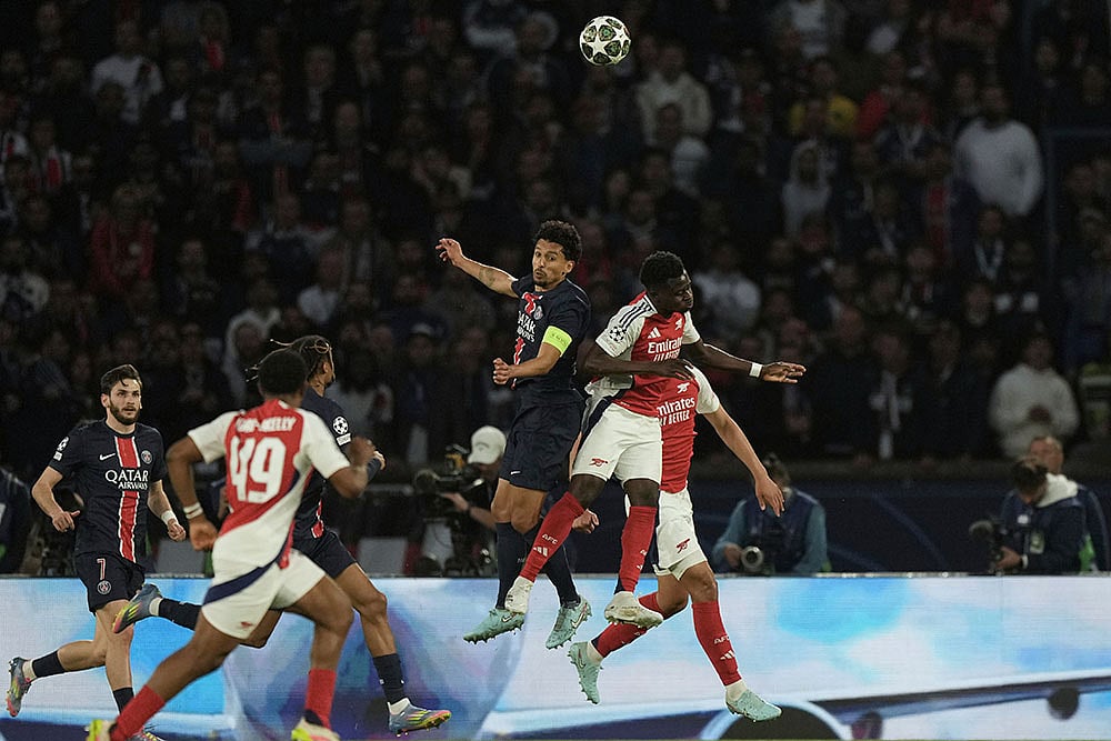 Arsenal vs Paris Saint-Germain