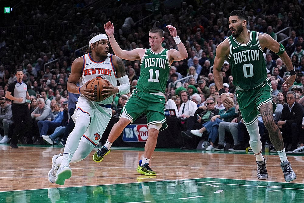 NBA Eastern Conference Semifinals game 2 New York Knicks vs Boston Celtics: Miles McBride