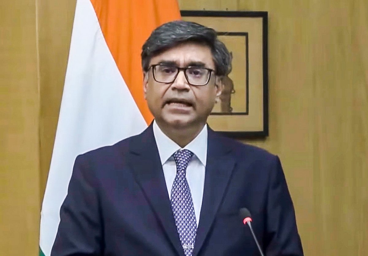PTI : Foreign Secretary Vikarm Misri 