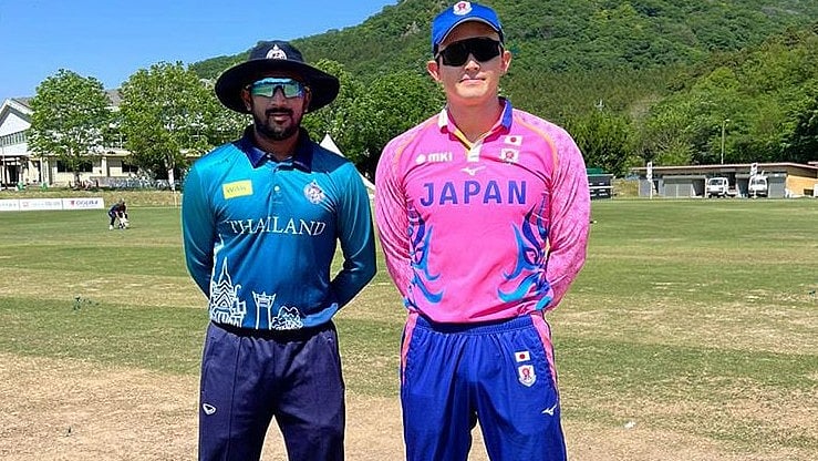 X | Cricket Thailand : Japan Vs Thailand toss. 