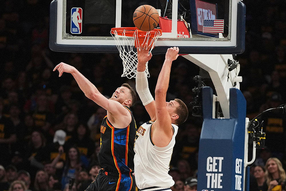NBA Western Conference Semifinals game Oklahoma City Thunder Vs Denver Nuggets: Isaiah Hartenstein