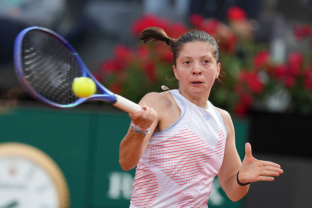 2025 Italian Open tennis tournament third round Photo: Tyra Caterina Grant vs Antonia Ruzic