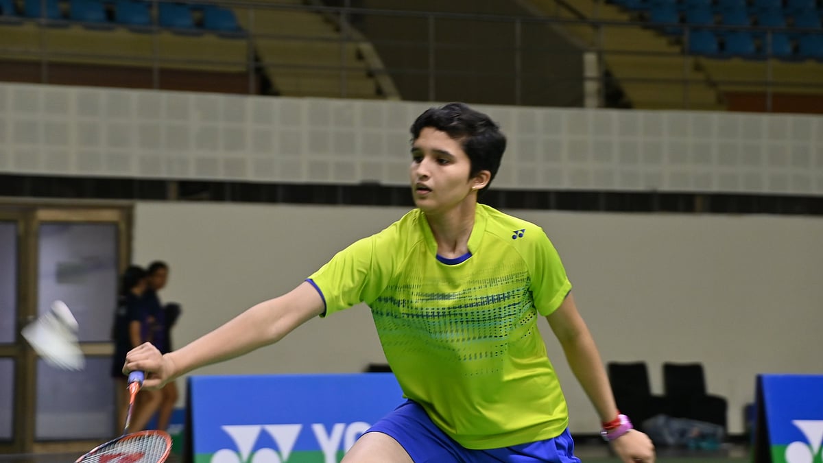 X/BikashCkatoch : Indian shuttler Unnati Hooda.