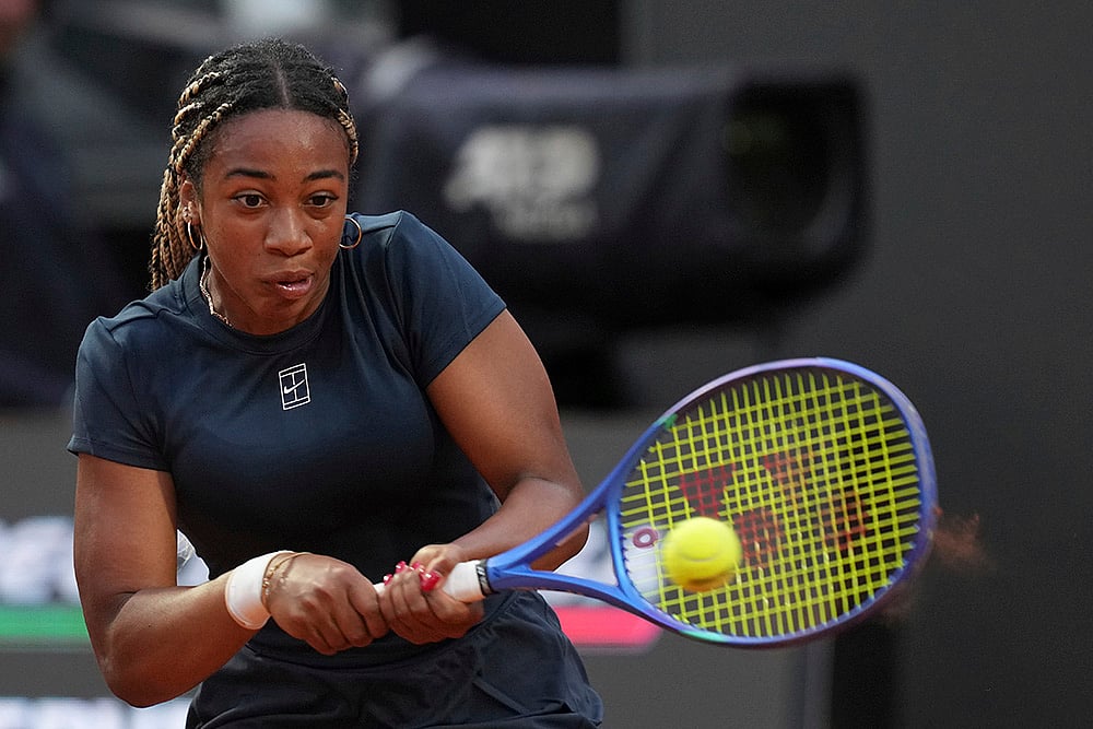 2025 Italian Open tennis tournament third round Photo: Tyra Caterina Grant vs Antonia Ruzic