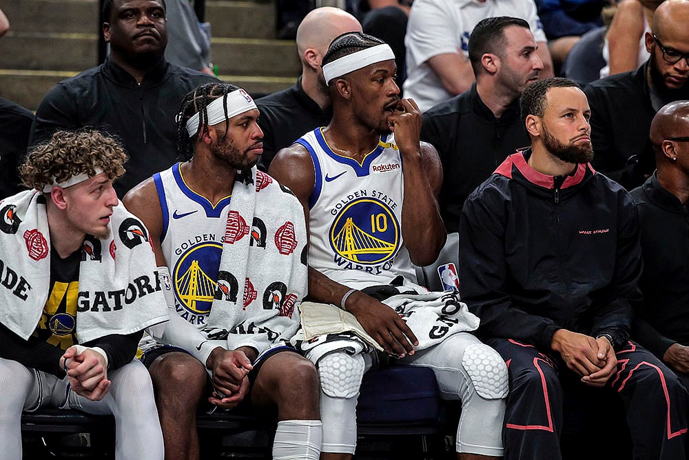 NBA basketball playoff series Game 2 Minnesota Timberwolves vs Golden State Warriors_Stephen Curry