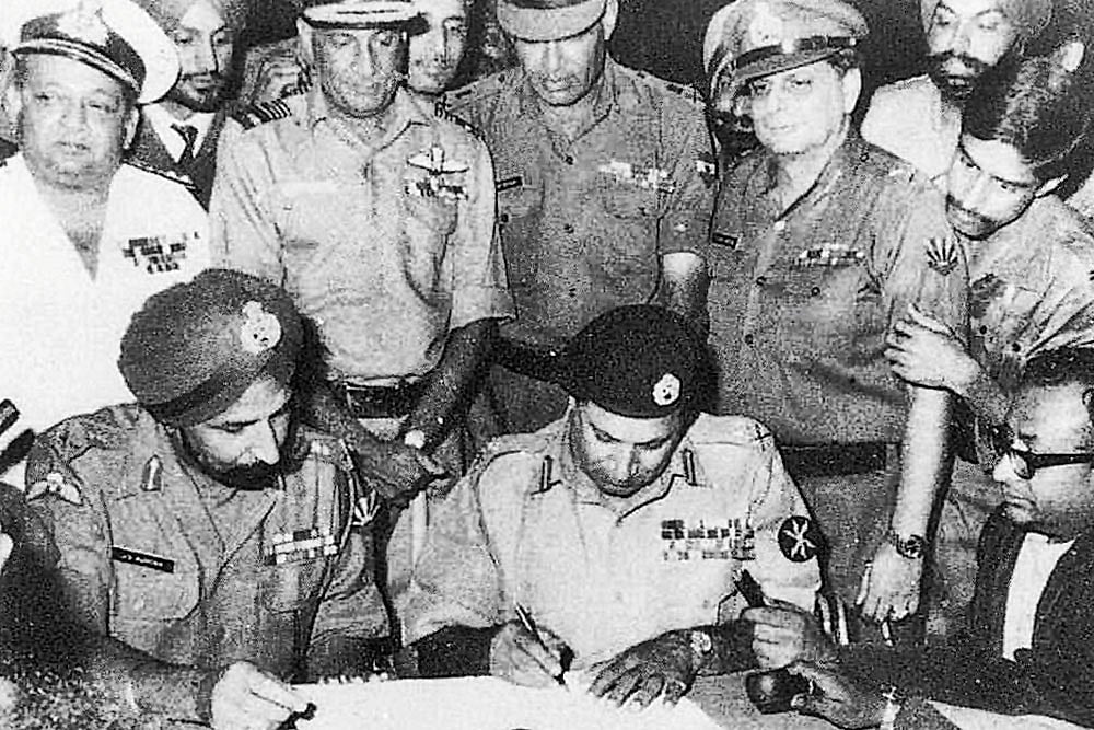 The end of the 1971 war 