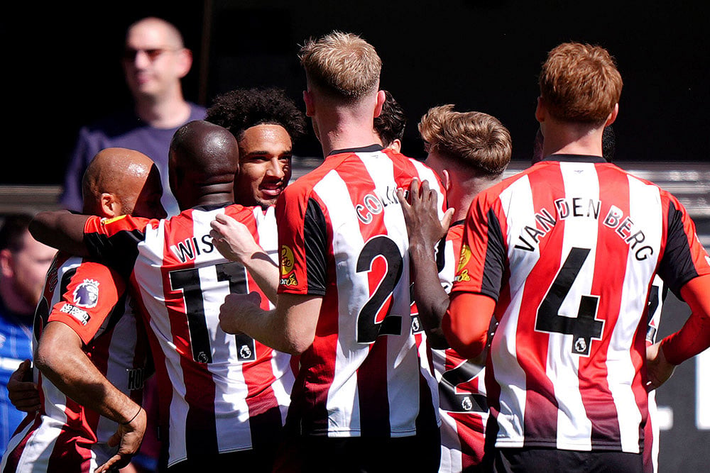 Britain soccer Premier League Ipswich Town vs Brentford: Kevin Schade