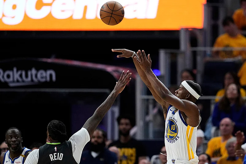 NBA basketball playoff game 3 Minnesota Timberwolves vs Golden State Warriors: Jimmy Butler III