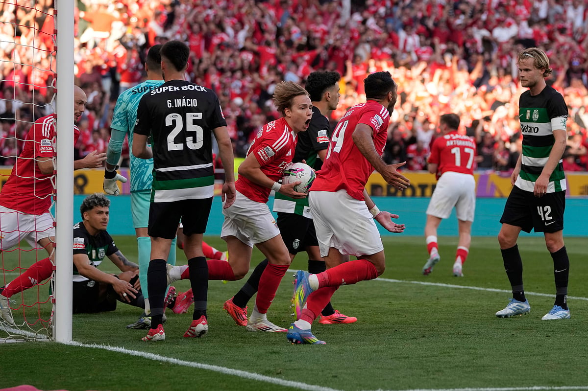 Portuguese league soccer Primeira Liga SL Benfica vs Sporting CP: Kerem Akturkoglu