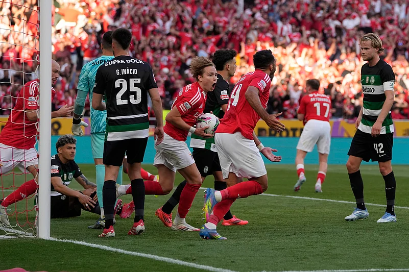 Portuguese league soccer Primeira Liga SL Benfica vs Sporting CP: Kerem Akturkoglu