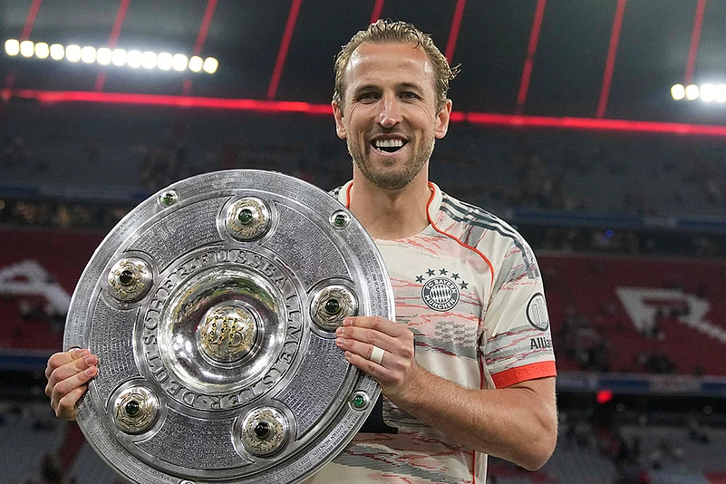 Germany Soccer Bundesliga FC Bayern Munich and Borussia Moenchengladbach: Harry Kane