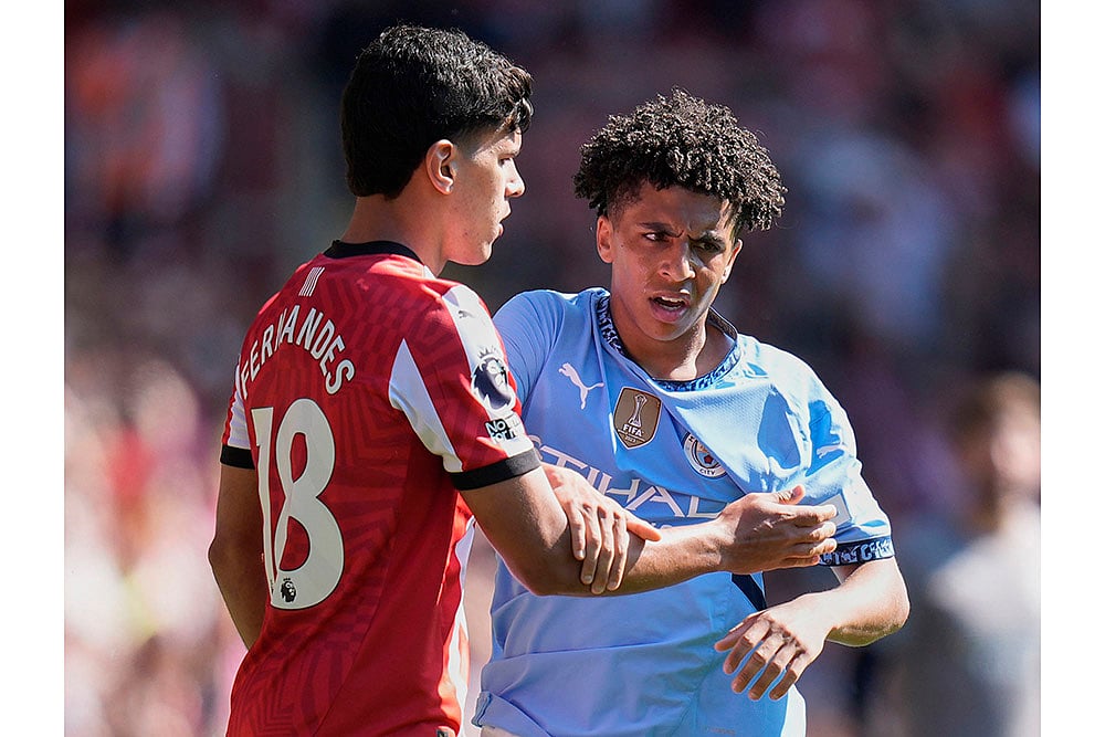 Britain soccer Premier League Manchester City vs Southampton: Mateus Fernandes