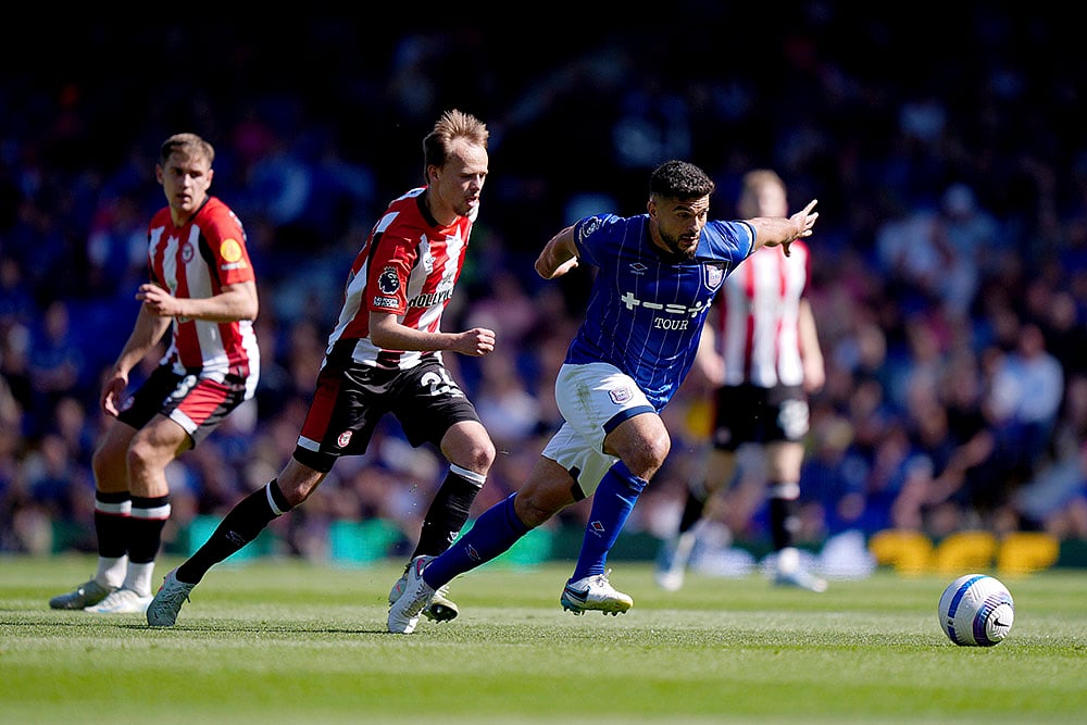 Britain soccer Premier League Ipswich Town vs Brentford: Sam Mors
