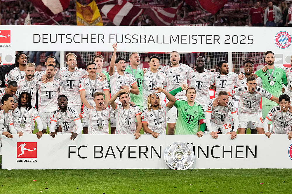| Photo: AP/Matthias Schrader : Bundesliga 2024-25: FC Bayern Munich and Borussia Moenchengladbach