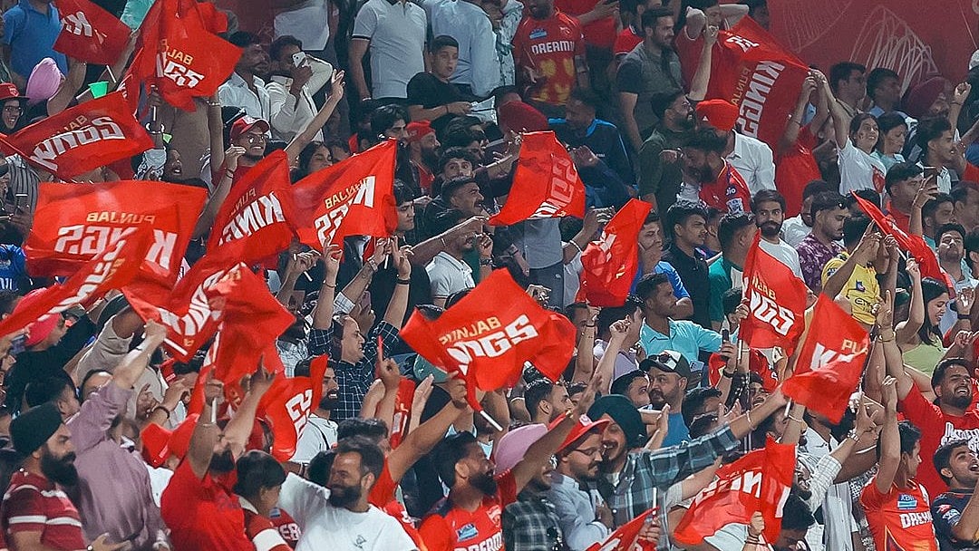 Punjab Kings fans at Dharamsala.  - X| Punjab Kings 