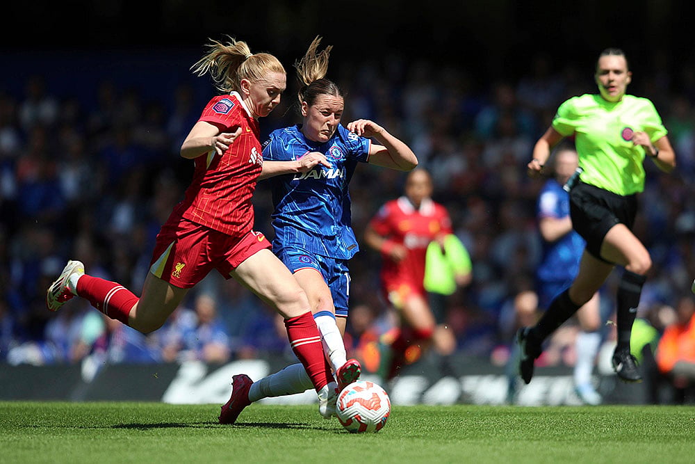 Britain Soccer Womens Super League final Chelsea Vs Liverpool: Wieke Kaptein