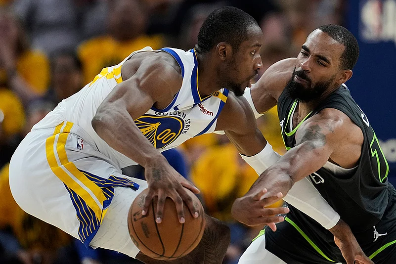NBA basketball playoff series game 3 Minnesota Timberwolves vs Golden State Warriors: Mike Conley