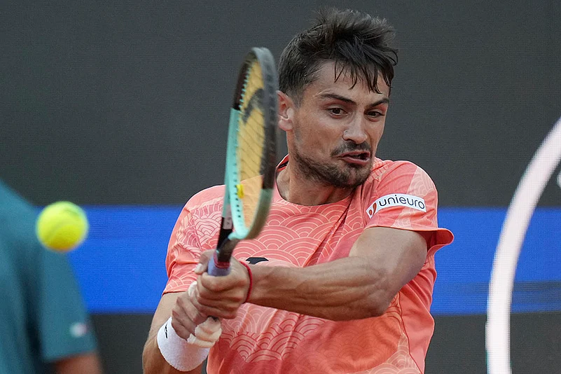 Italian Open tennis tournament Jannik Sinner vs Mariano Navone_Mariano Navone