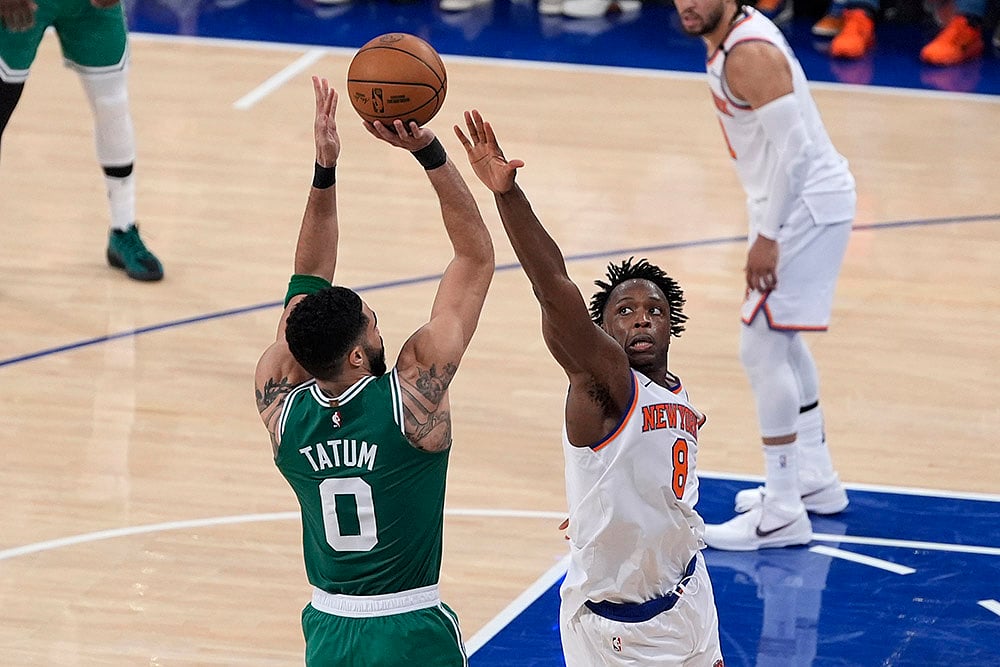 NBA basketball playoff series game 3 Minnesota Timberwolves vs Golden State Warriors: OG Anunoby