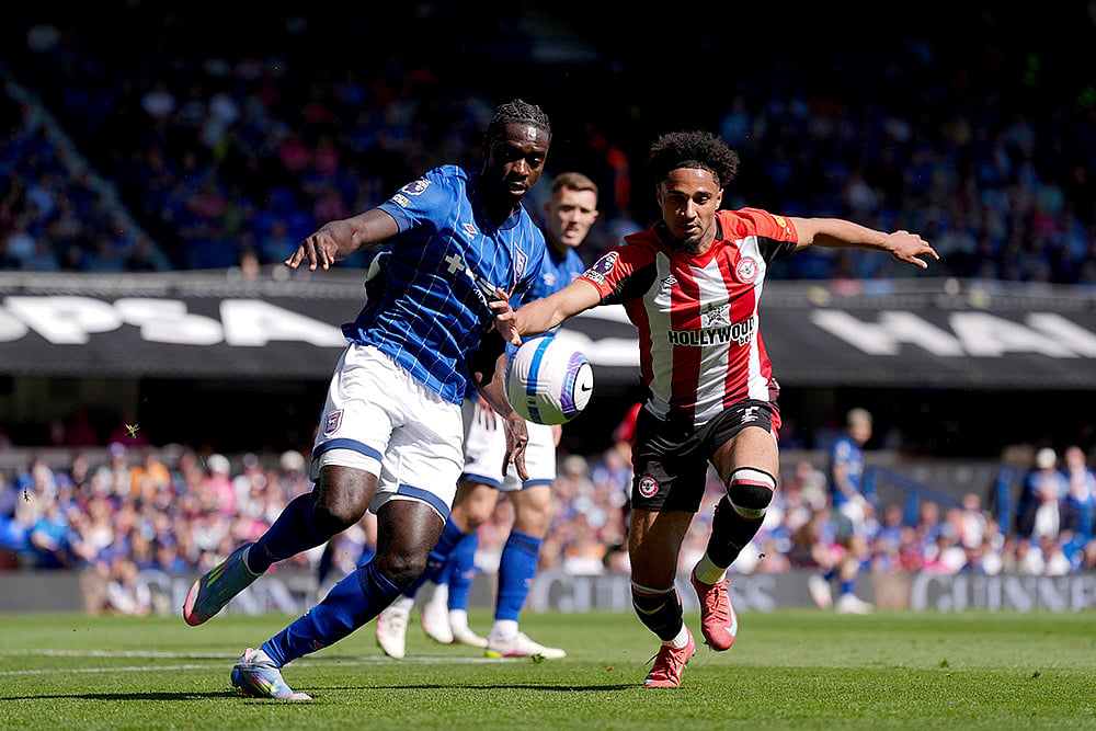 Britain soccer Premier League Ipswich Town vs Brentford: Axel Tuanzebe