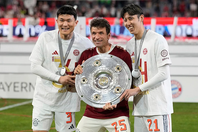 Germany Soccer Bundesliga FC Bayern Munich and Borussia Moenchengladbach: Kim Min-jae
