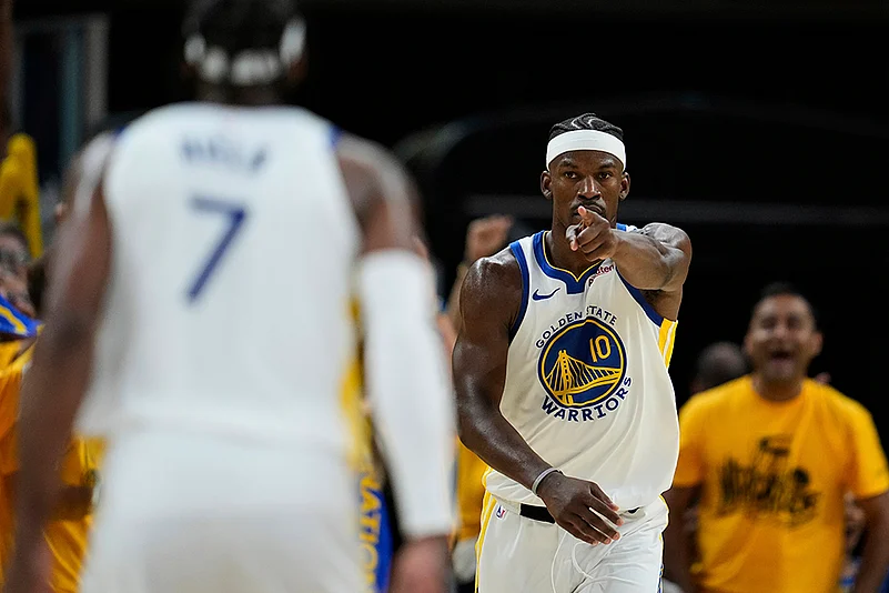 NBA basketball playoff game 3 Minnesota Timberwolves vs Golden State Warriors: Jimmy Butler III