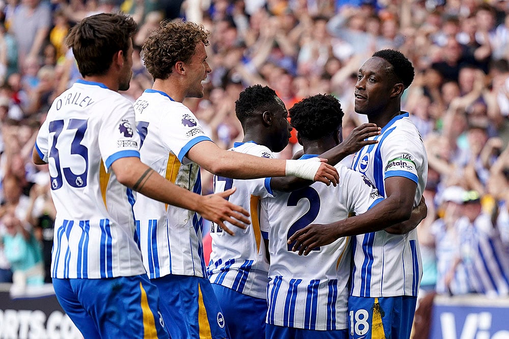 Britain soccer Premier League Wolverhampton Wanderers and Brighton: Danny Welbeck