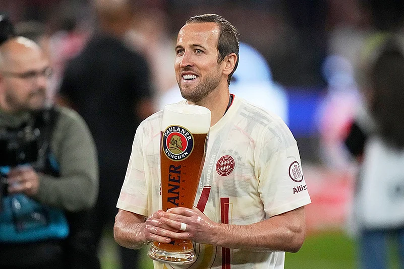 Germany Soccer Bundesliga FC Bayern Munich and Borussia Moenchengladbach: Harry Kane
